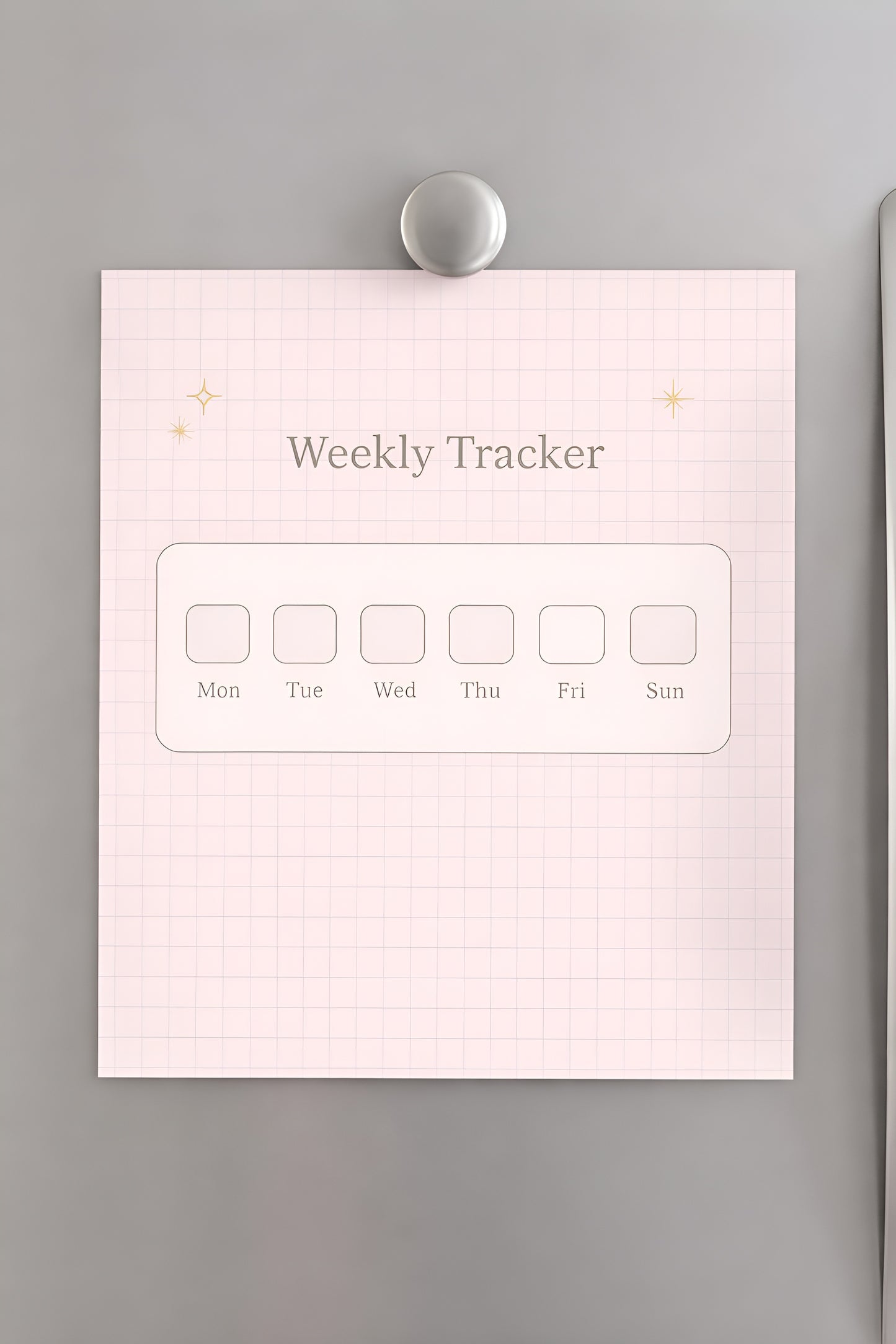Minimal Weekly Planner – Printable Digital PDF