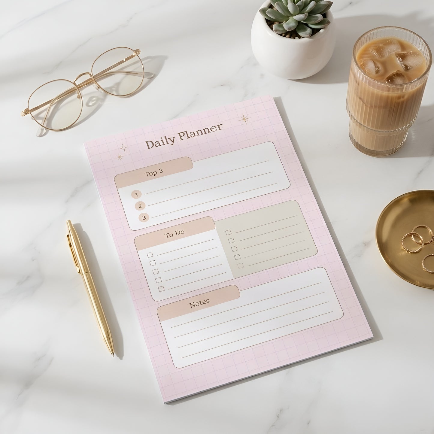 Minimal Weekly Planner – Printable Digital PDF