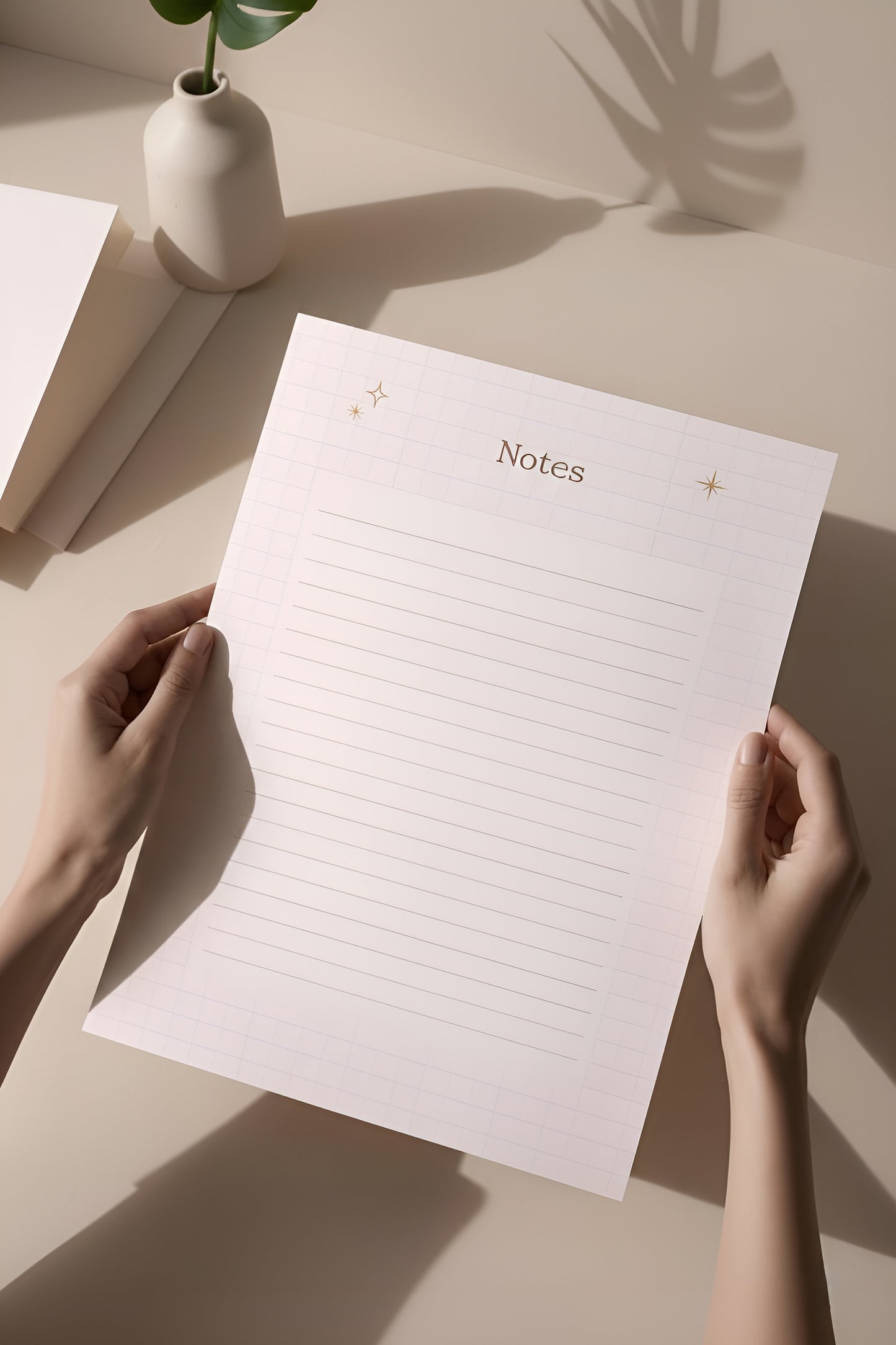 Minimal Weekly Planner – Printable Digital PDF