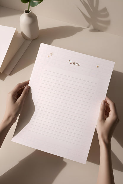 Minimal Weekly Planner – Printable Digital PDF