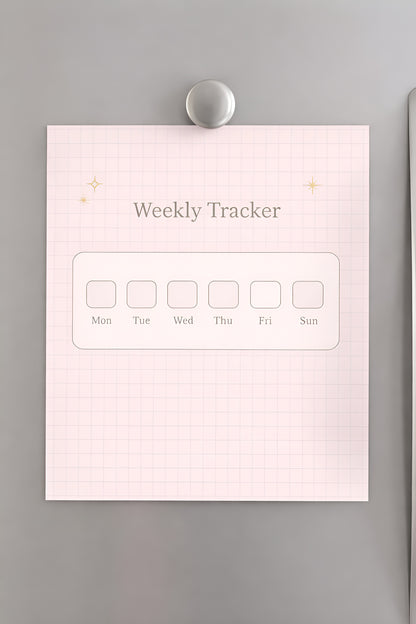 Minimal Weekly Planner – Printable Digital PDF